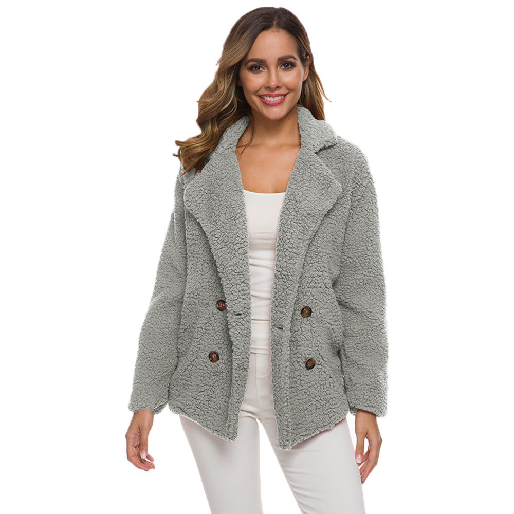 Solene® : La Veste Moelleuse à Col Large