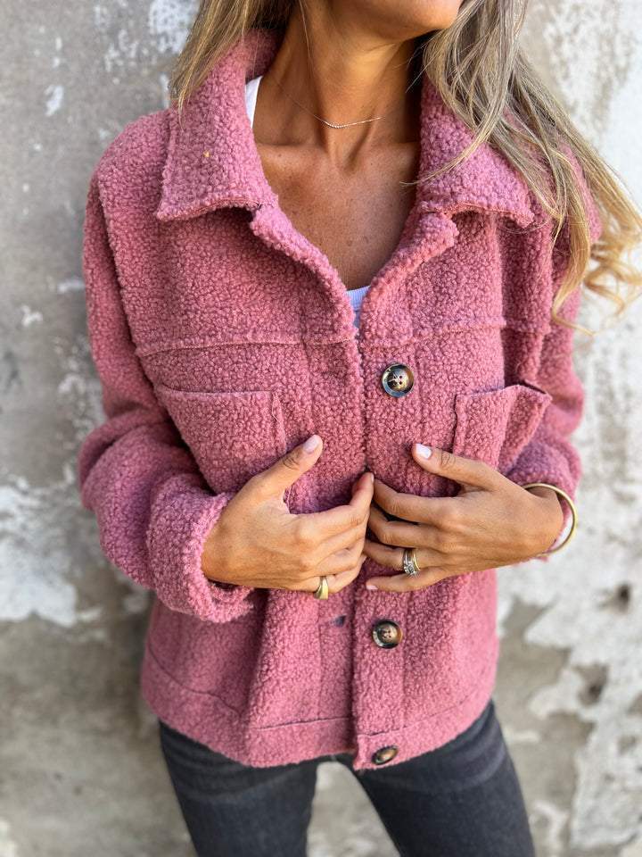 Veste Sherpa Chic"Douce Étreinte"