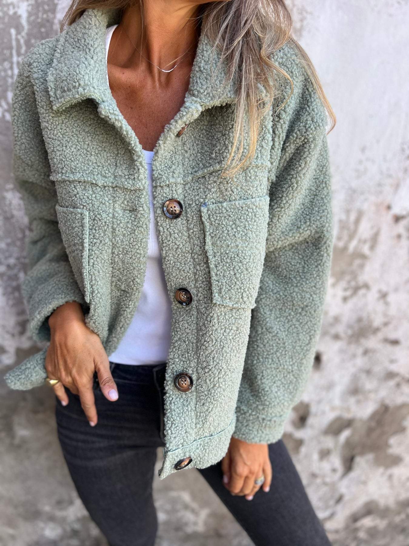 Veste Sherpa Chic"Douce Étreinte"